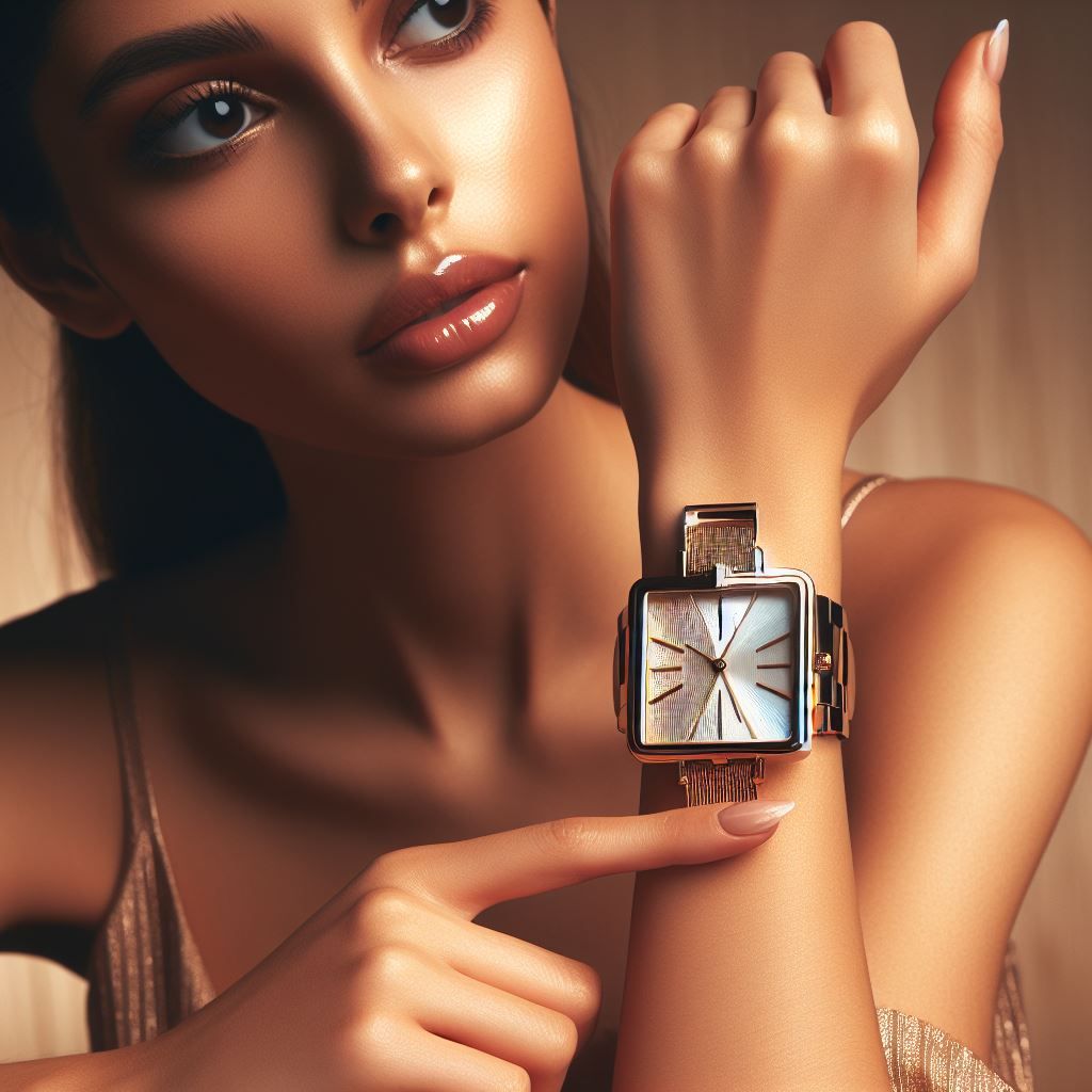 Rectangular Dial Women Watches